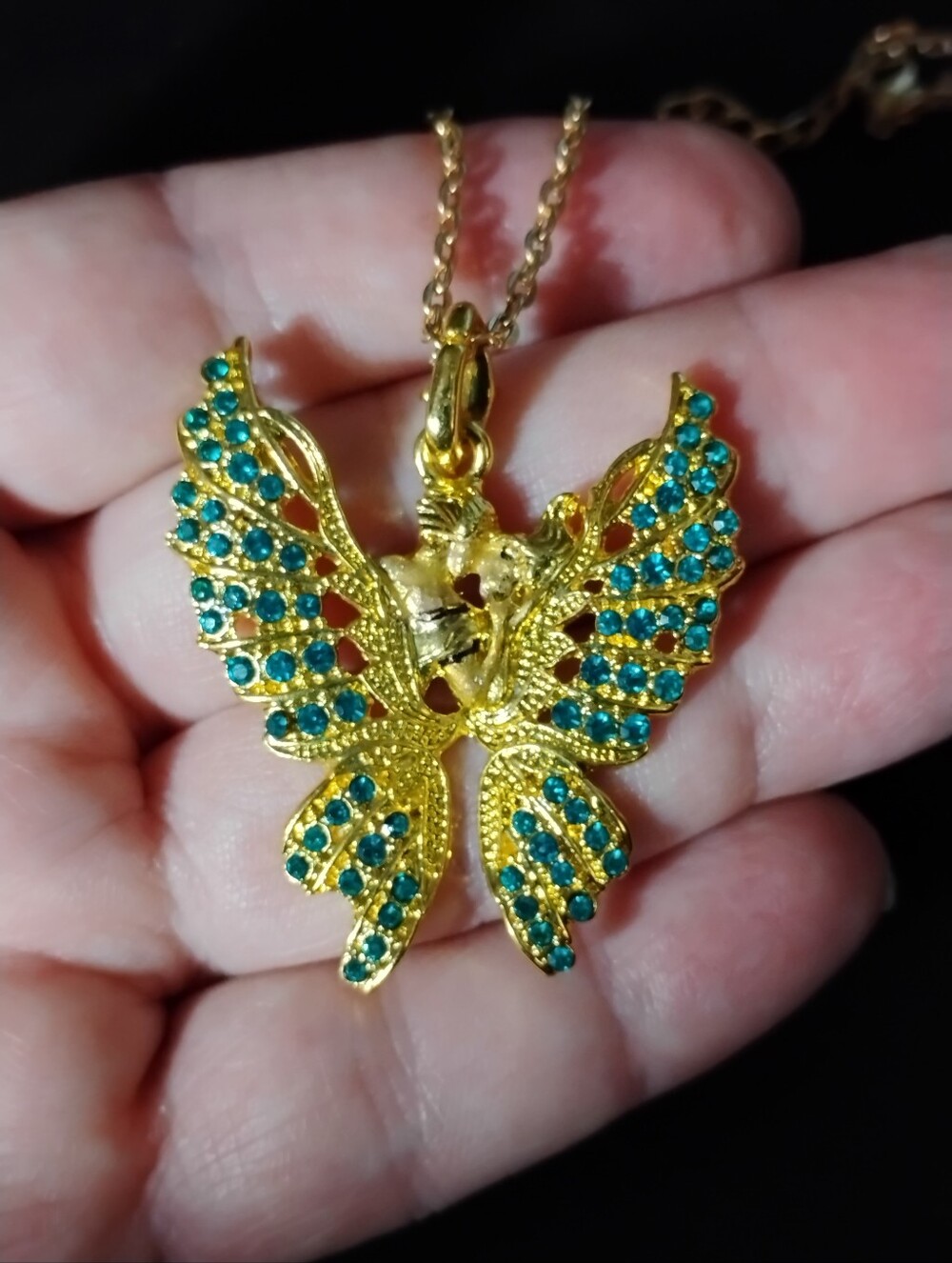 Butterfly Couple Necklace
